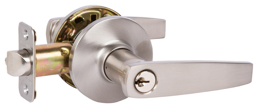 Delaney Hardware Milton Keyed Entry Lever Set