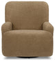 Winslow Extra Wide Recliner and Swivel Glider, Cortado Shearling