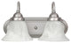 Capital Vanities 2 Light Vanity in Matte Nickel