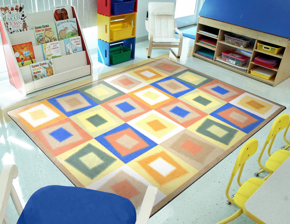 Kid Essentials Rug, Off Balance, Softs, 7'8"x10'9"
