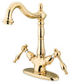 Kingston Brass Vessel Sink Faucet, Polished Brass