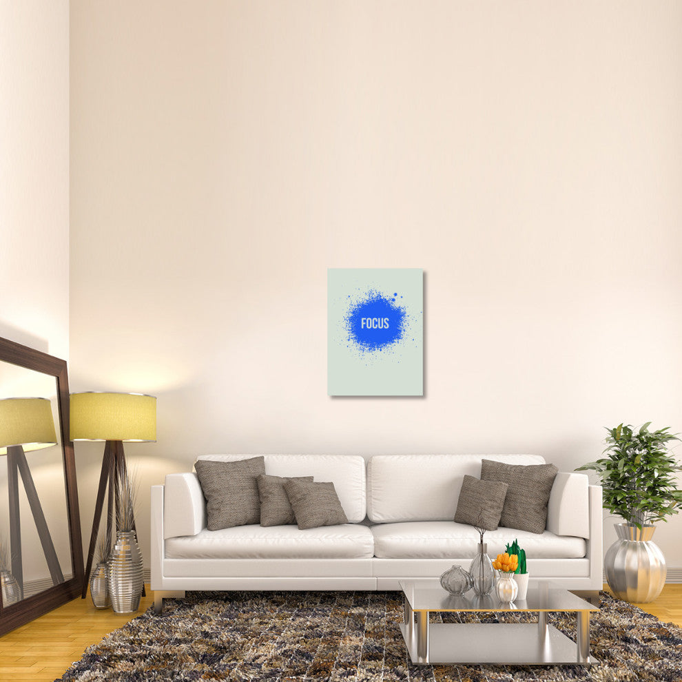 "Focus Splatter Poster 1" Fine Art Print