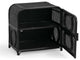 Tina Rattan Nightstand, Black