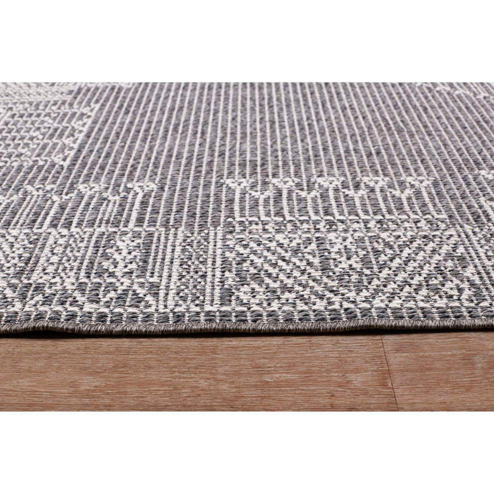 Pavilion Medallion Area Rug, Gray, 8'10"x11'10"