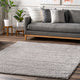 Nuloom Cozy Soft and Plush Solid Easy Shag Area Rug, Silver 8'x10'