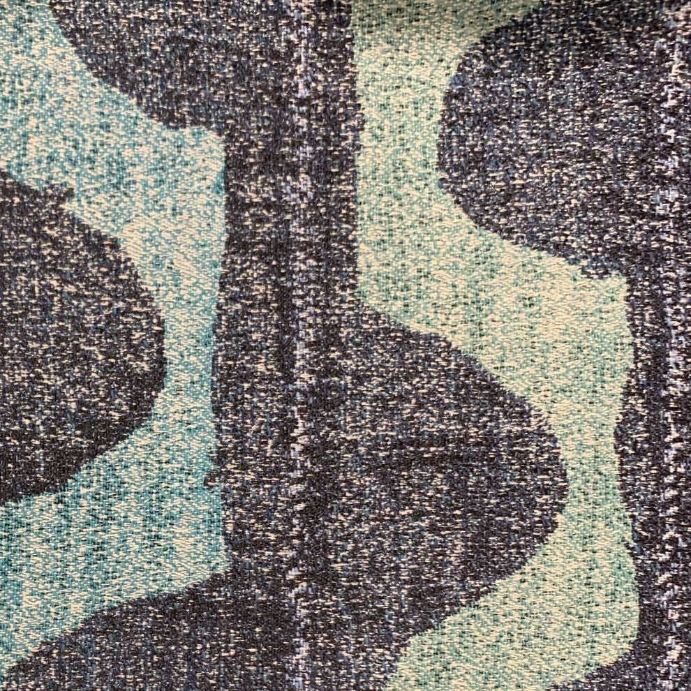 Plutus Blue Shores Stripe Luxury Throw Pillow, 22"x22"