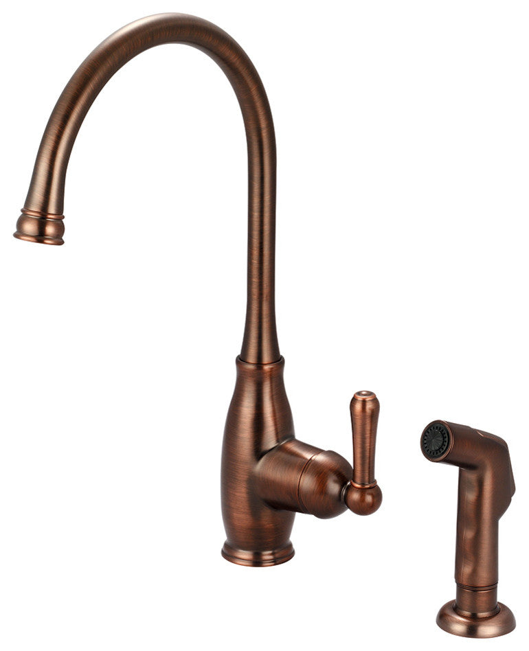 Accent Single Handle Kitchen Faucet, Oil Rubbed Bronze