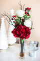 Merry Christmas Rose Hydrangea Arrangement
