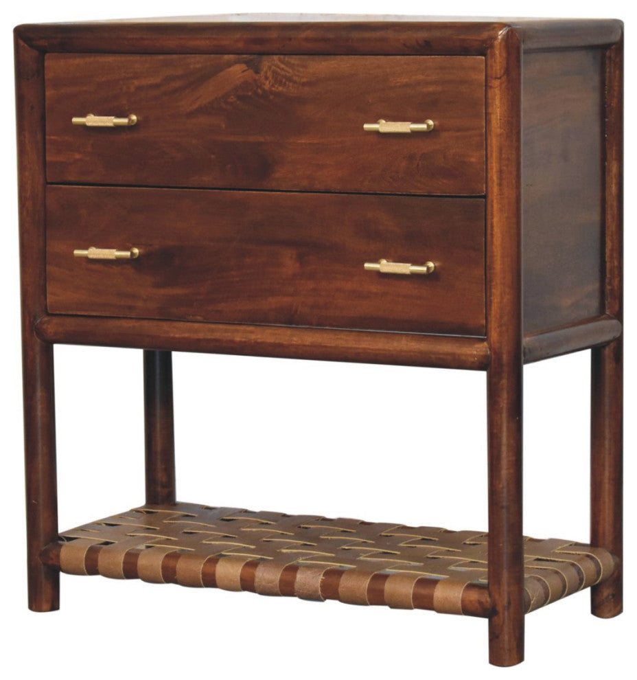 Nightstand Regency Woven 2-Drawer Artisan Furniture