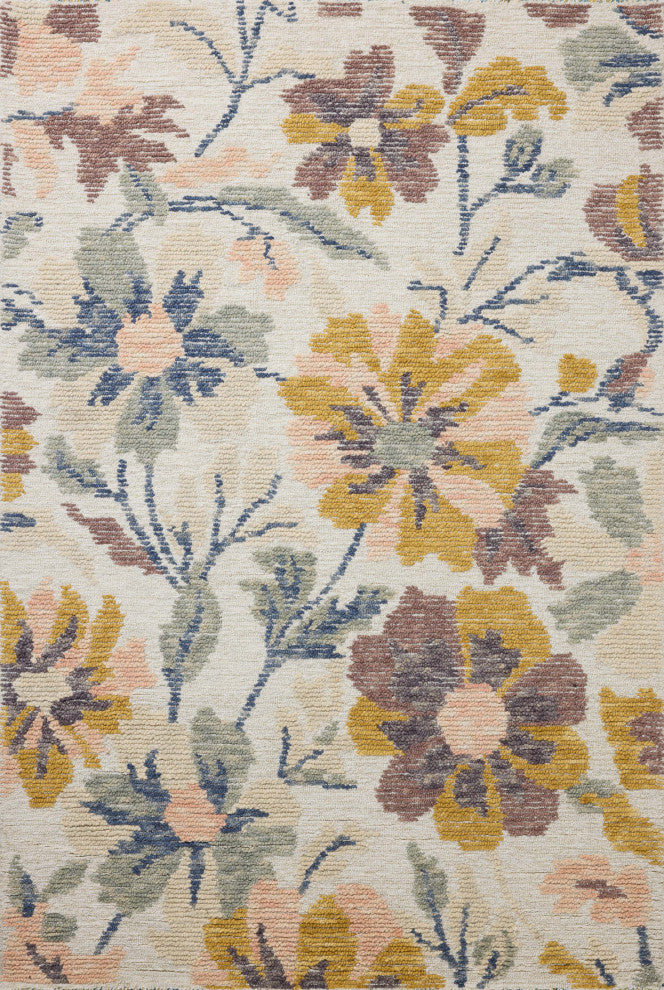 Loloi Tilly Bone / Multi 2'-6" x 7'-6" Runner Rug