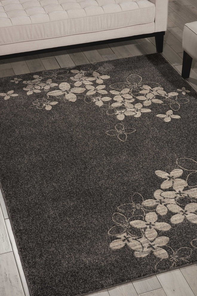 Nourison Maxell Charcoal Area Rug, 7'10"x10'6"