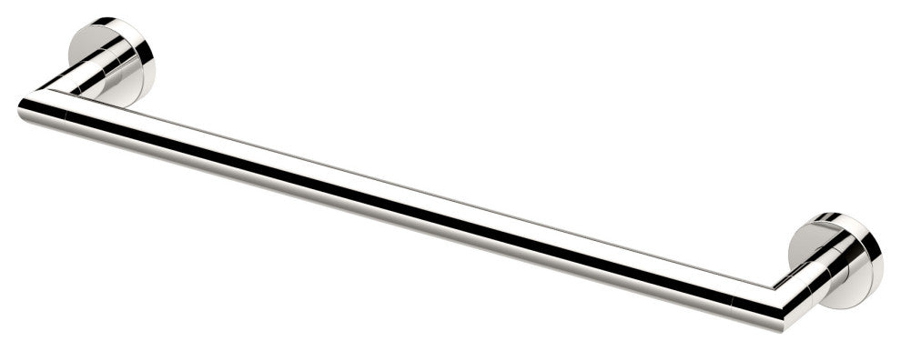 Glam Towel Bar, Polished Nickel, 18", Single