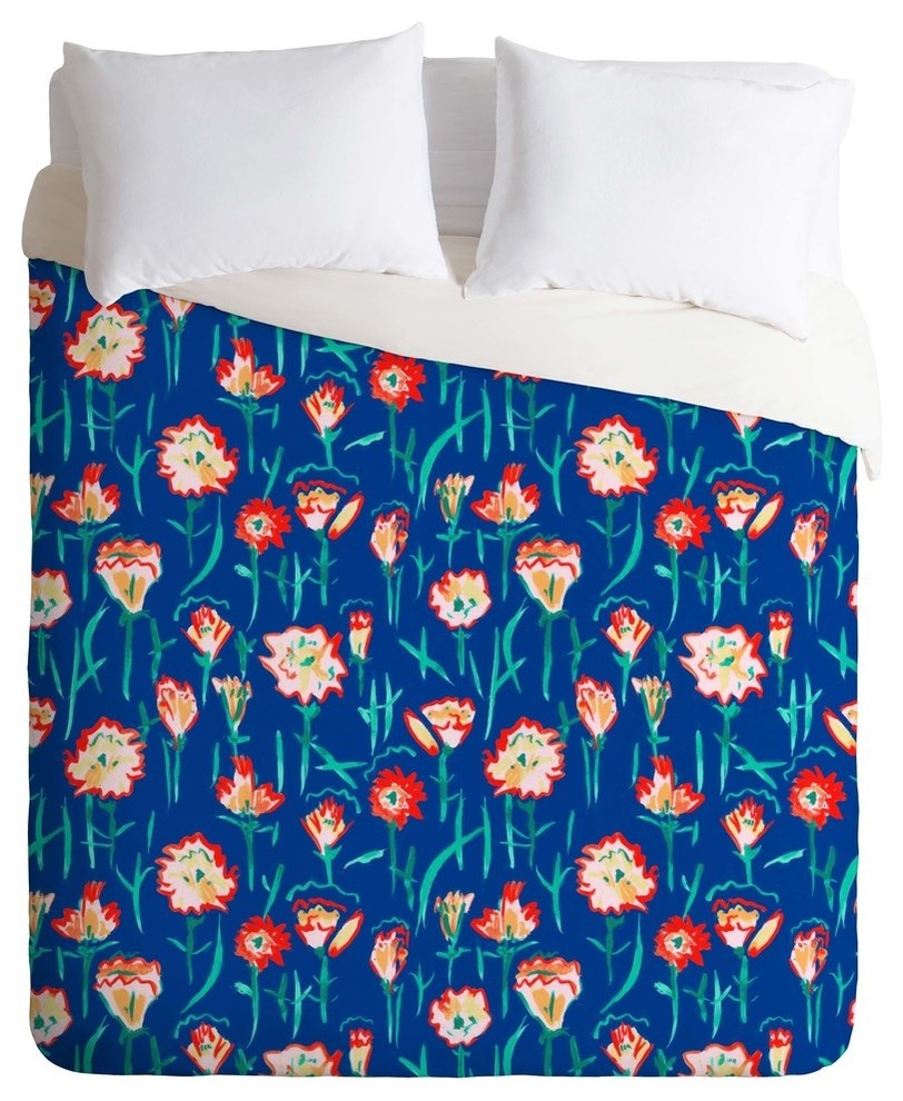 Deny Designs Rachelle Roberts Garden Flower Duvet Cover - Lightweight