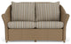 Lloyd Flanders Weekend Retreat Loveseat, Fawn, Purveyor Pewter