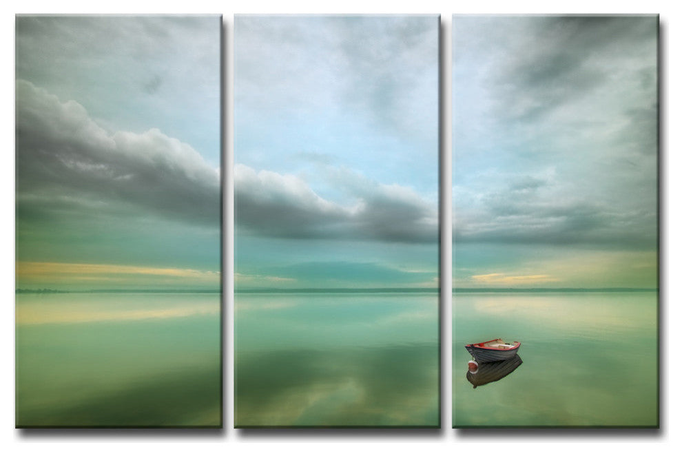 Ready2HangArt 'Calm' 3-Piece Canvas Wall Decor Set, 36"x24"