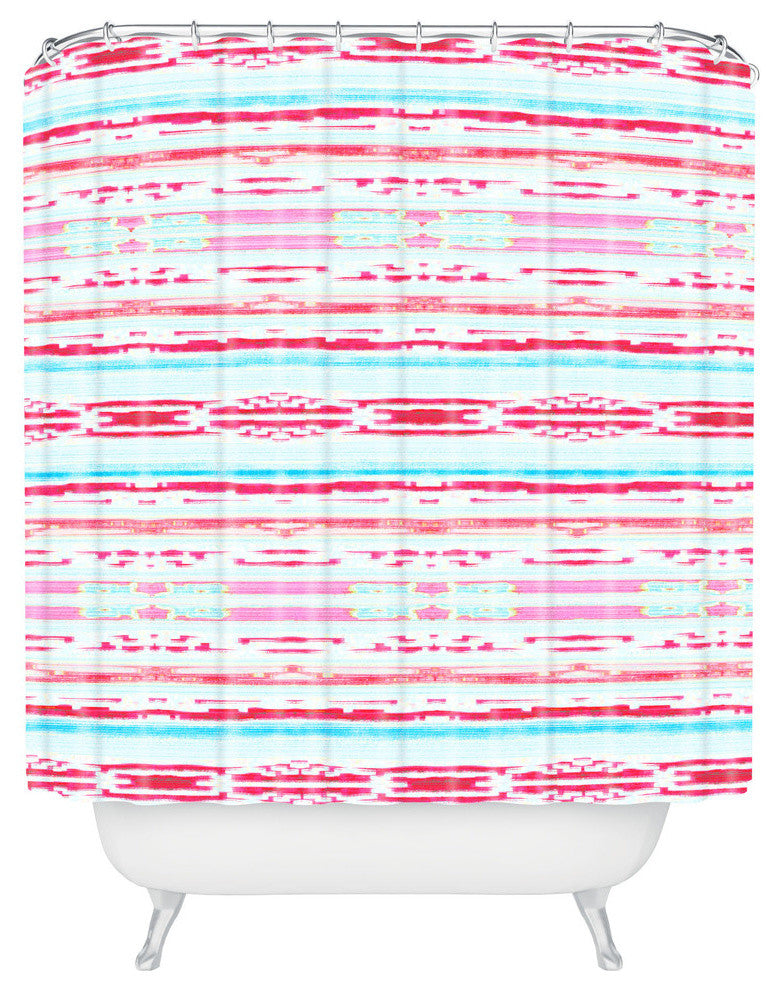 Hadley Hutton Floral Tribe Collection 6 Shower Curtain