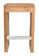 Solo Bar Stool In Reclaimed Teak