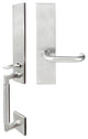 Munich Lever, Mortise Dummy Handleset, Right Hand, Satin Stainless Steel