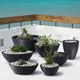 Delano 16" Planter, Mocha, 16" Bowl