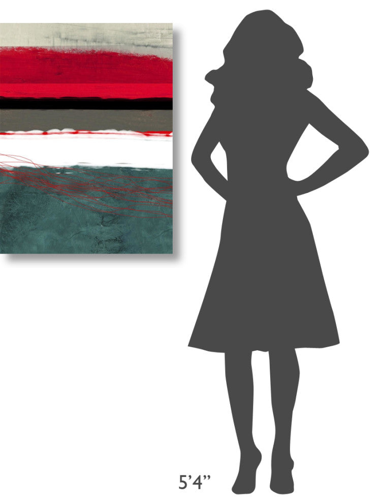 "Abstract Stripe Theme Grey And White" Fine Art Print
