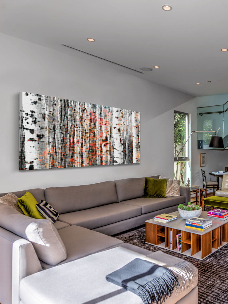 "Tree Ski" Fine Art Canvas Print, 45"x22.5"