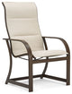 Key West Padded Sling Ultra High Back Dining Chair