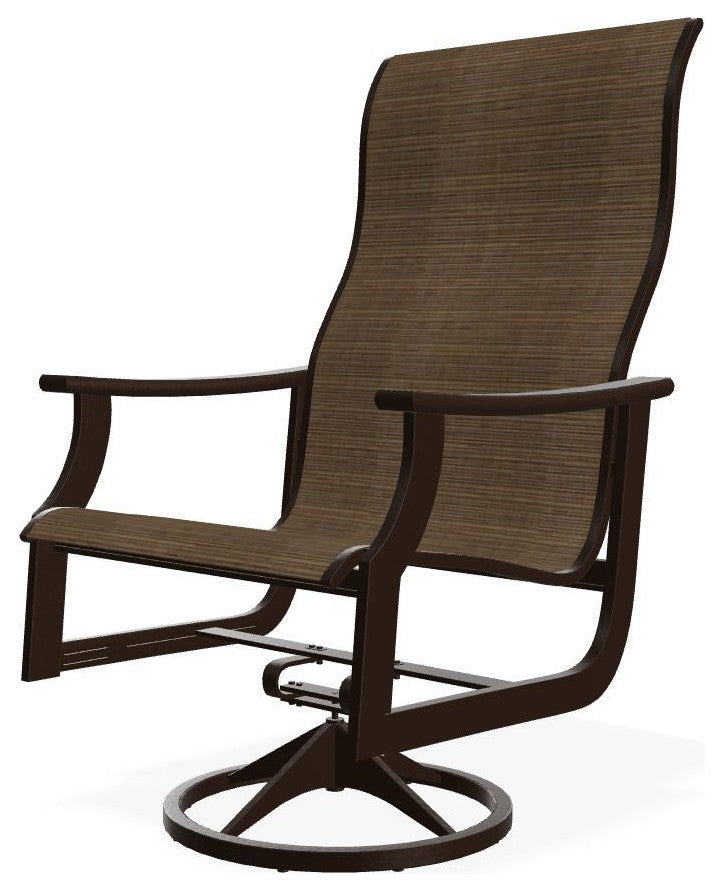 St. Catherine Sling Outdoor Supreme Swivel Rocker, Bark/Kona