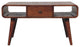 Artisan Furniture Solid Wood Curved Honey Caramel Coffee Table with a drawer