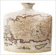 Porcelain Nautical Map Vase