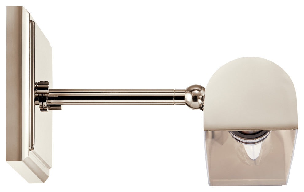 Carston 1 Light Picture Light, Polished Nickel, 12"