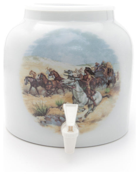 Goldwell Designs Santa Fe Design Water Dispenser Crock