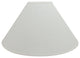 32591 Hardback Empire Shaped Spider Lamp Shade, Off White, 23" wide, 7"x23"x14"