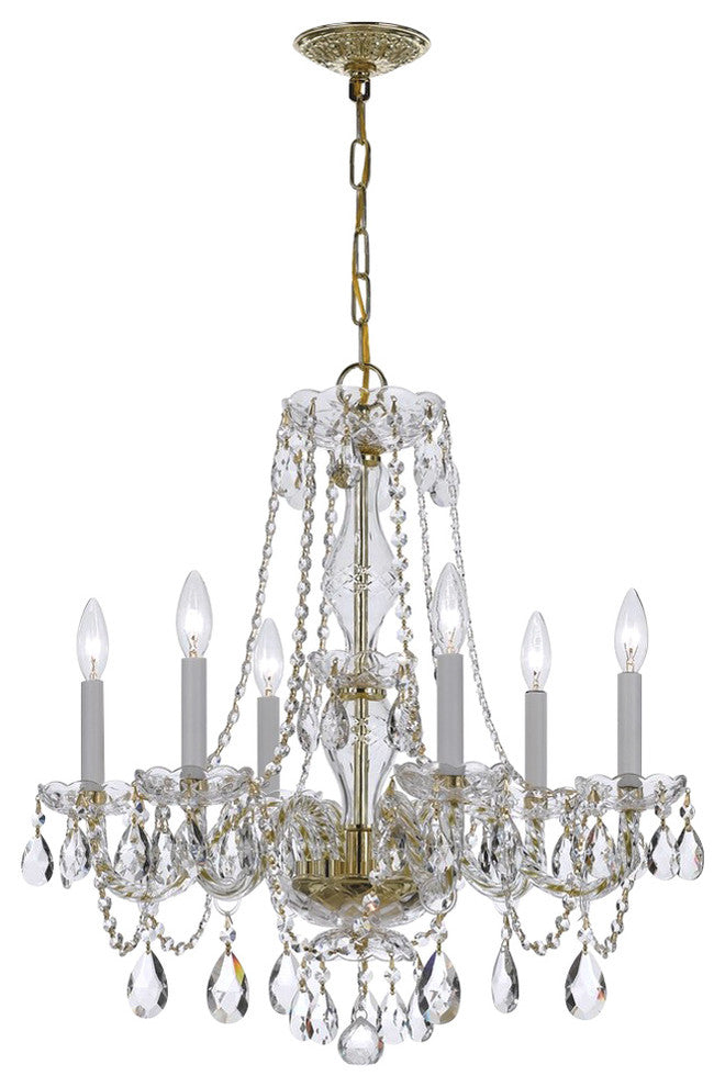 Crystorama Traditional Crystal 6-Light Chandelier