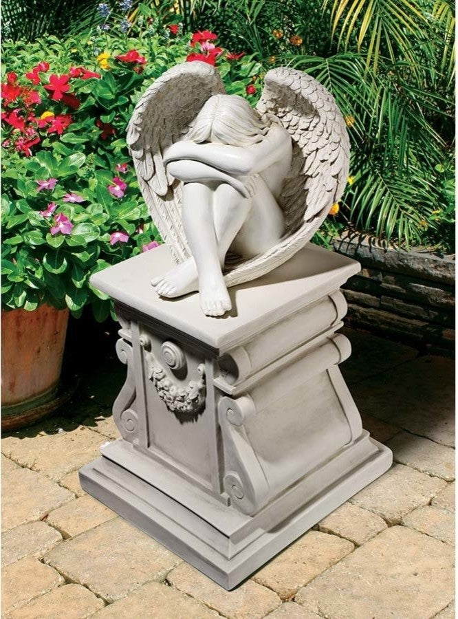 Serene Solitude Angel Statue