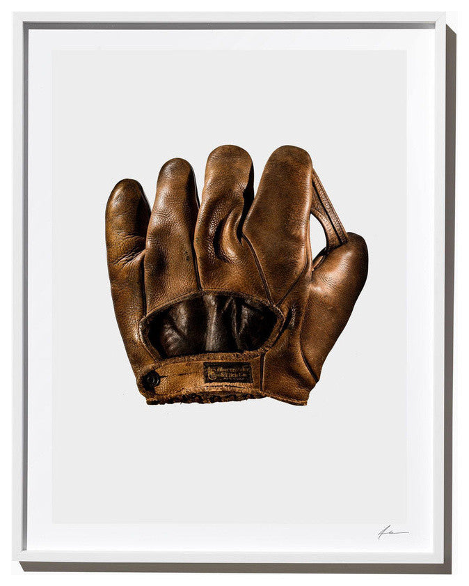 Vintage Abercrombie and Fitch Glove, Photograph, White Frame, 14''x18''