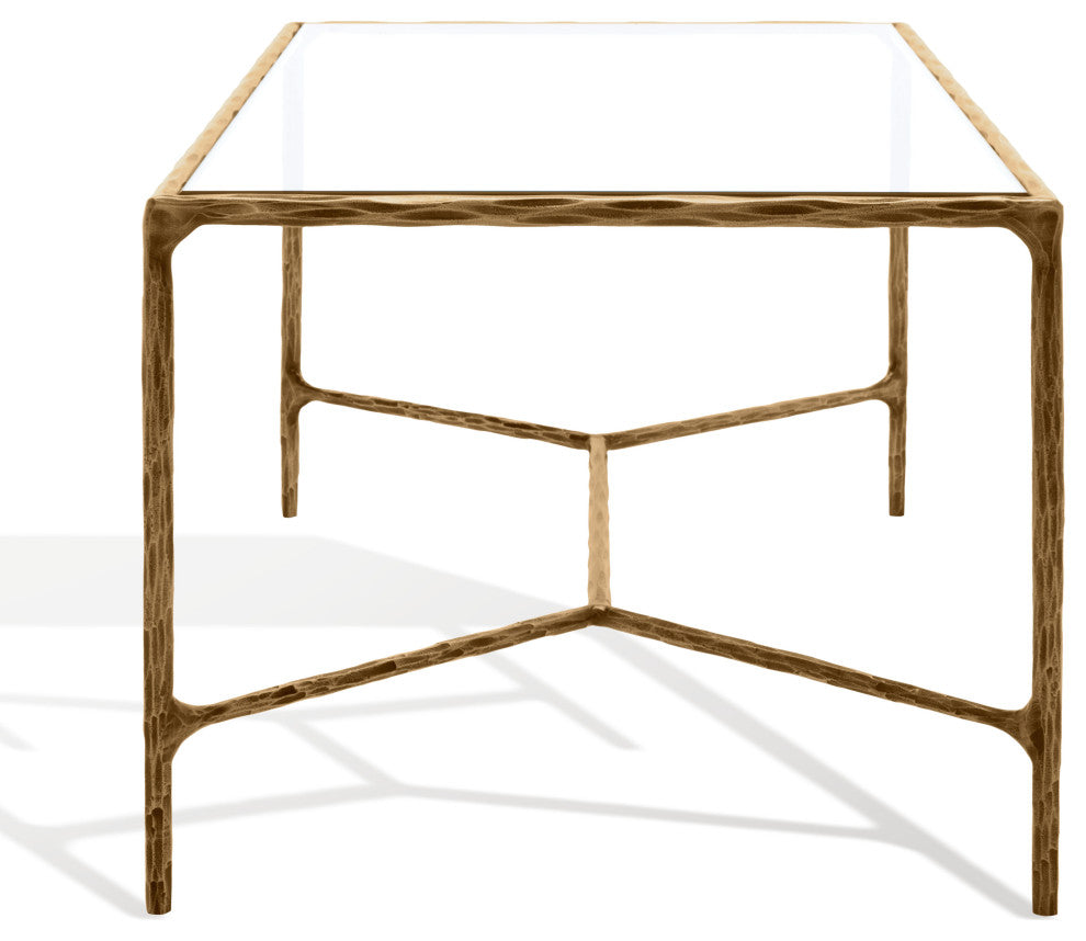 Safavieh Couture Jessa Metal Coffee Table, Brass