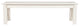 Shine Company 5' Backless Garden Bench With HYDRO-TEX, Eggshell White