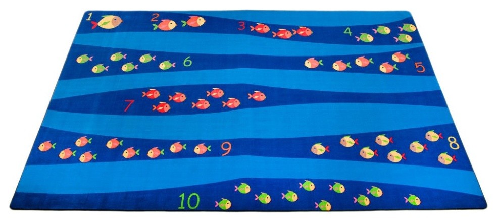 Classroom School Of Fish Rug