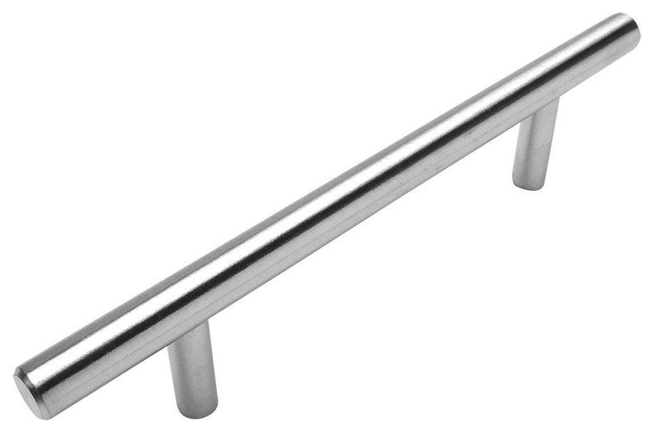 Cosmas 404-030SS Stainless Steel Slim Line Euro Style Cabinet Pull, Set of 25