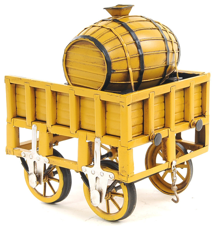 1829 Yellow Stephenson Rocket Steam Locomotive