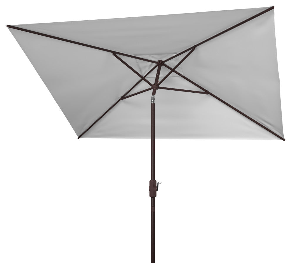 Safavieh Kamen 10 Ft Auto Tilt Umbrella, White