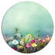Dandelion Poppy And Daisy Flowers, Flower Round Wall Art, 36"