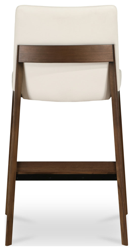 Deco Counter Stool White PVC