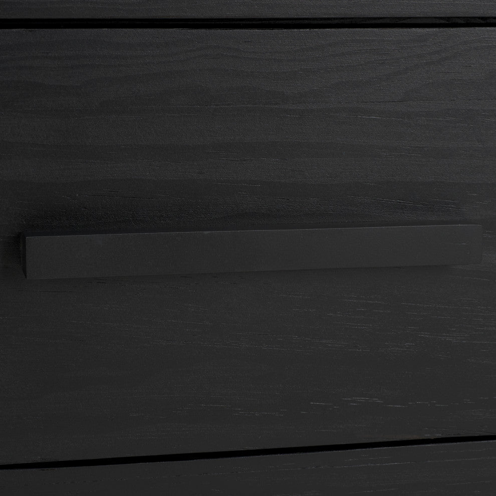 Safavieh Couture Lauryn Wood Oval Dresser, Black