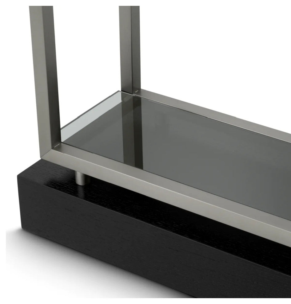 Steel Shelf Cabinet, Eichholtz Corrado I, Silver