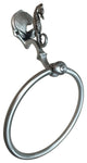 Sea Horse Towel Ring, Antique Bronze