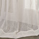 Betsy Rod Pocket Linen Drape, Off-White, 50"x96"