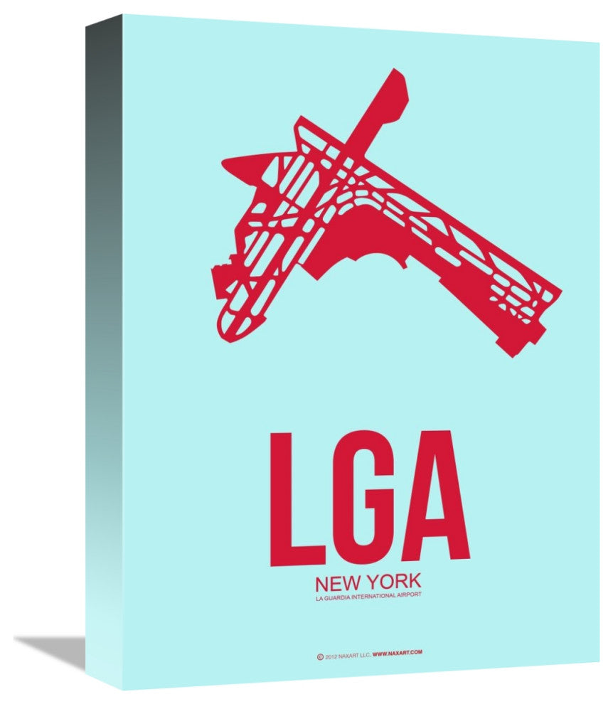 "LGA New York Poster 2" Fine Art Print