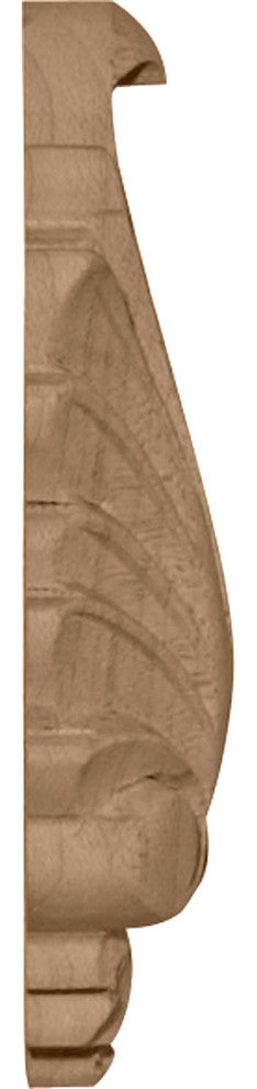 2 1/4"W x 3 7/8"H x 3/4"D Small Hillsborough Center, Cherry
