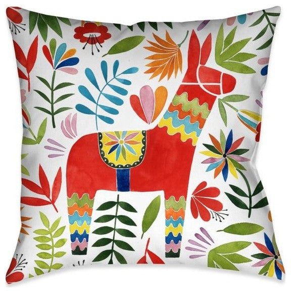 Laural Home Fiesta Animal I 18" X 18" Indoor Decorative Pillow